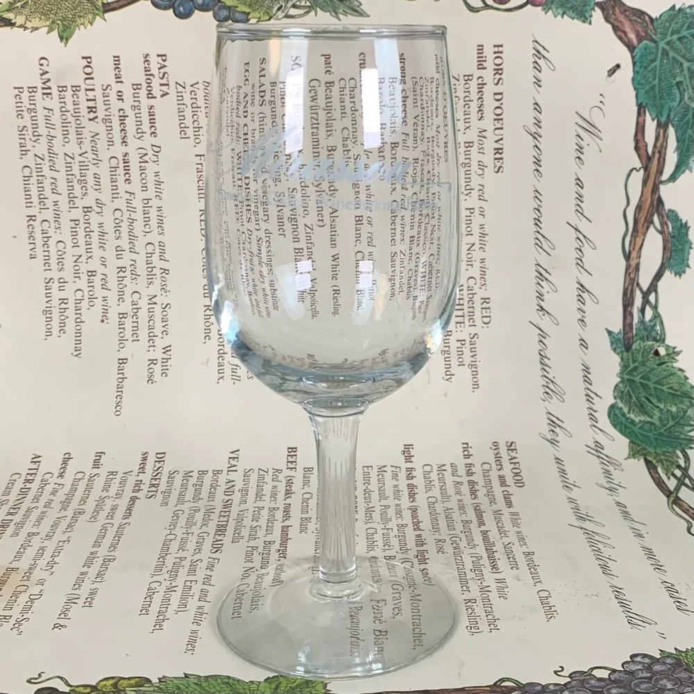 Mirassou Winery souvenir wine glass.